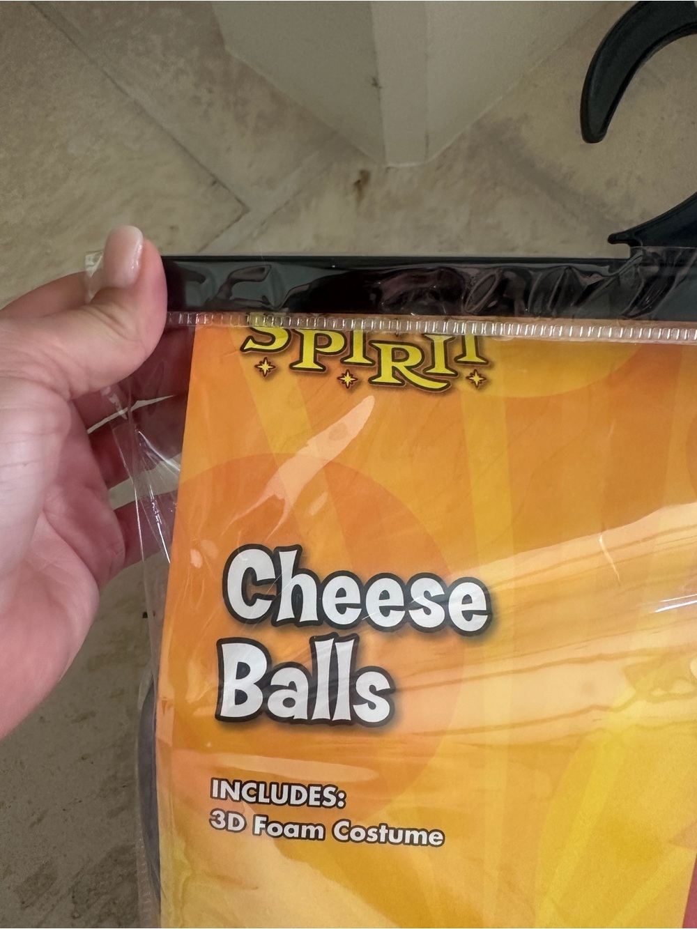 NWT SPIRIT Halloween Adult/Men’s 3D Foam costume - Cheese Balls “Balls Deep” O/S - Picture 3 of 6
